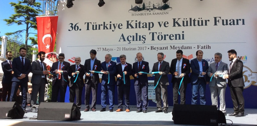 36. Türkiye Kitap ve Kültür Fuarı, Beyazıt Meydanı’nda Açıldı.