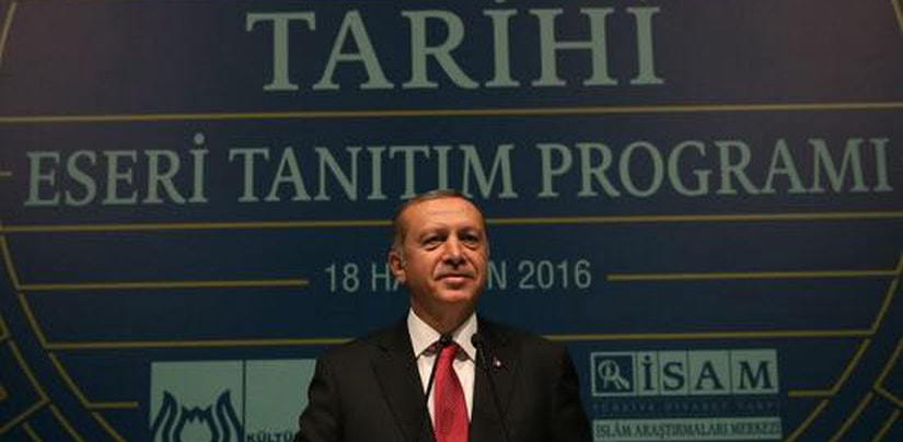 Cumhurbaşkanı Erdoğan: Büyük İstanbul Tarihi'nin daha yeni ve iddialı eserlere örnek teşkil etmesini diliyorum