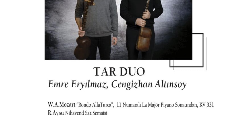 Klasik Sabahlar Kahve Konserleri’nde Bu Pazar: Tar Duo