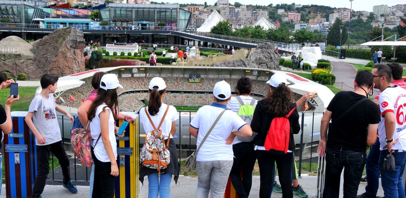 Miniatürk İçin Özel Tasarlanan “Mini Stadyum” Maketi Yerini Aldı