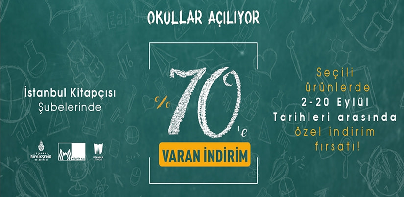 İstanbul Kitapçısı ve Hediyem İstanbul’da yüzde 70’e varan indirim başladı