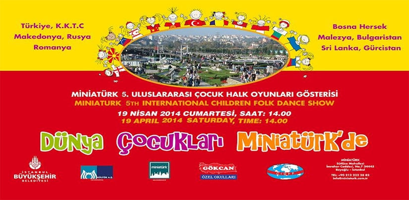 10 ülkenin çocukları Miniatürk'te buluşuyor