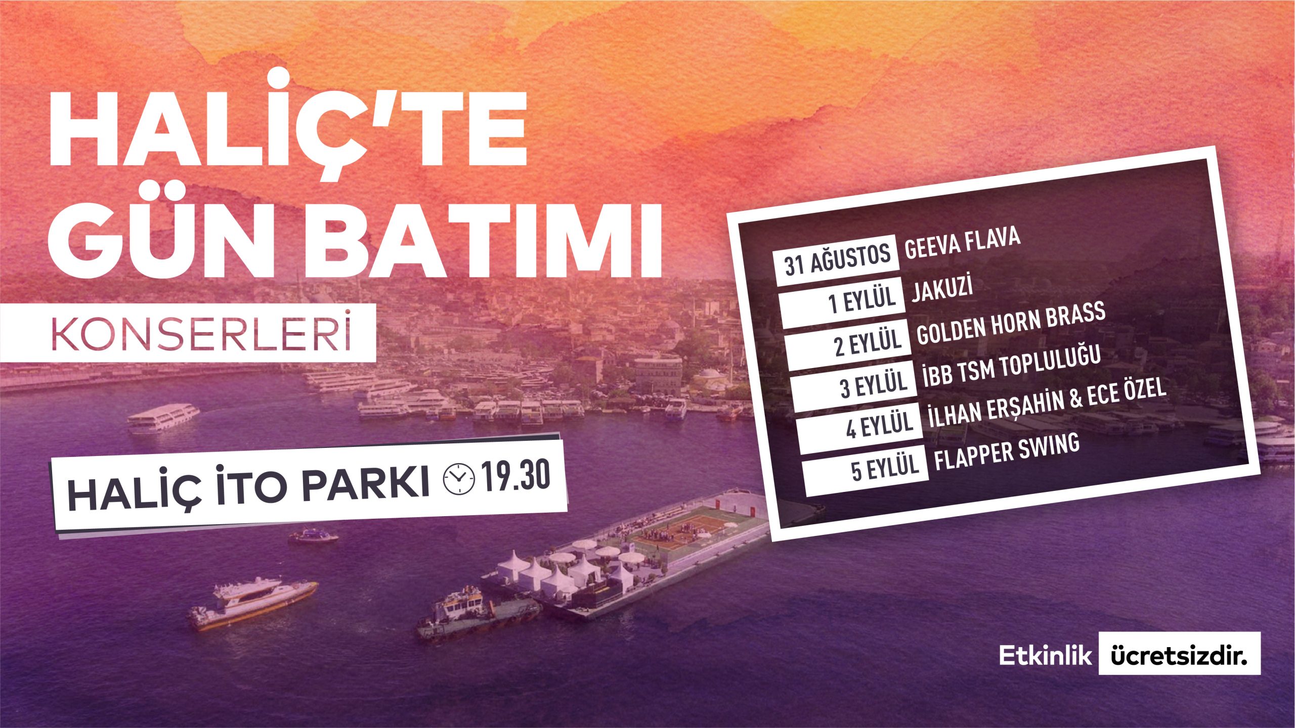 halic te gun batimi konserleri basliyor kultur istanbul