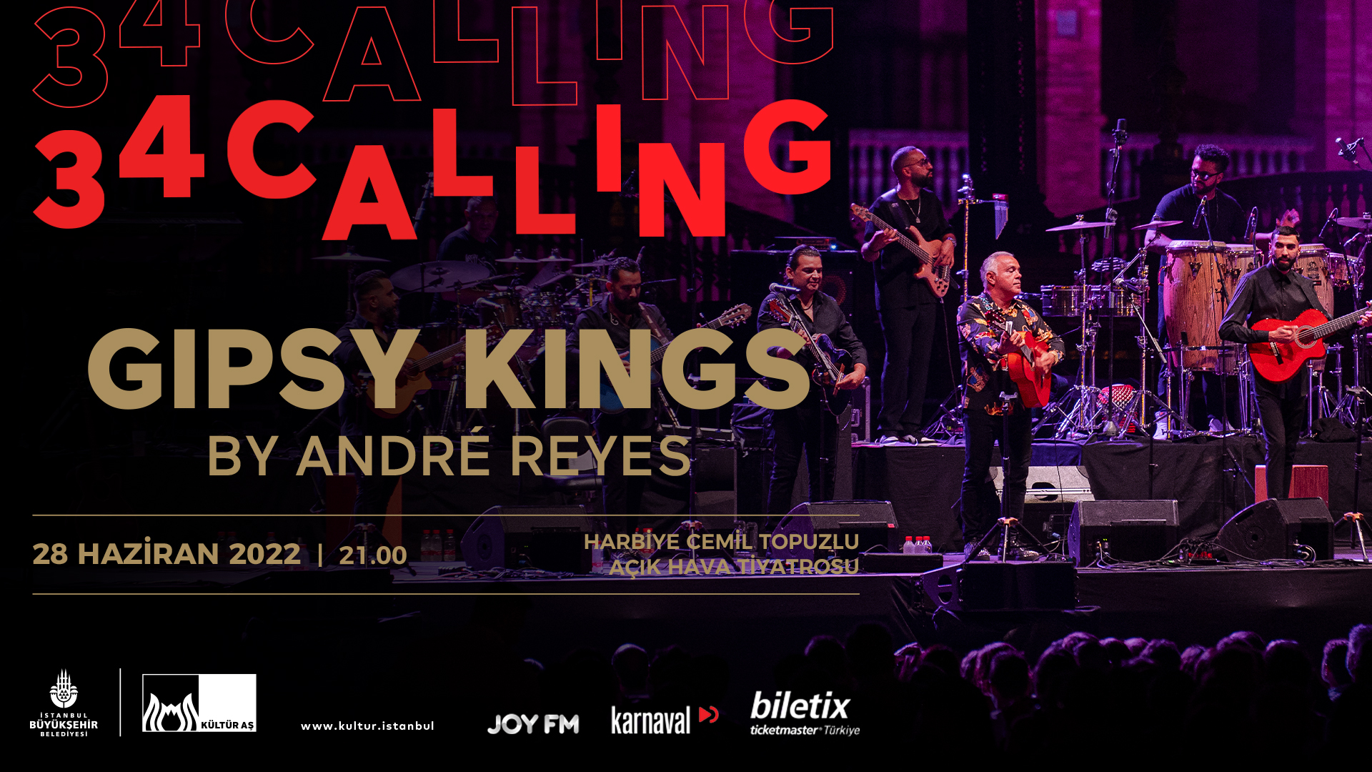 Gipsy Kings by André Reyes konserinin biletleri Biletix’te