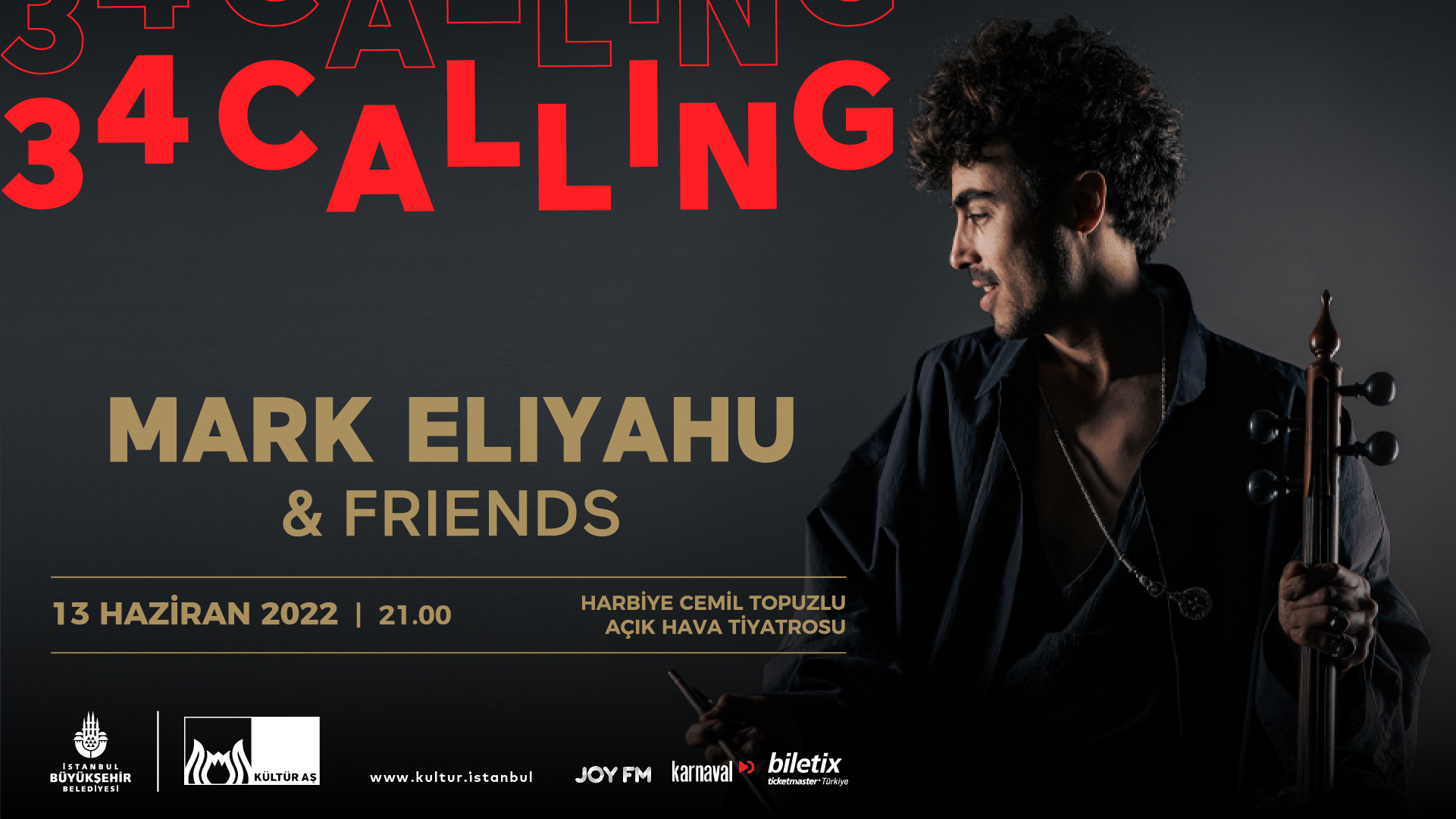 Mark Eliyahu & Friends konserinin biletleri şimdi Biletix’te!