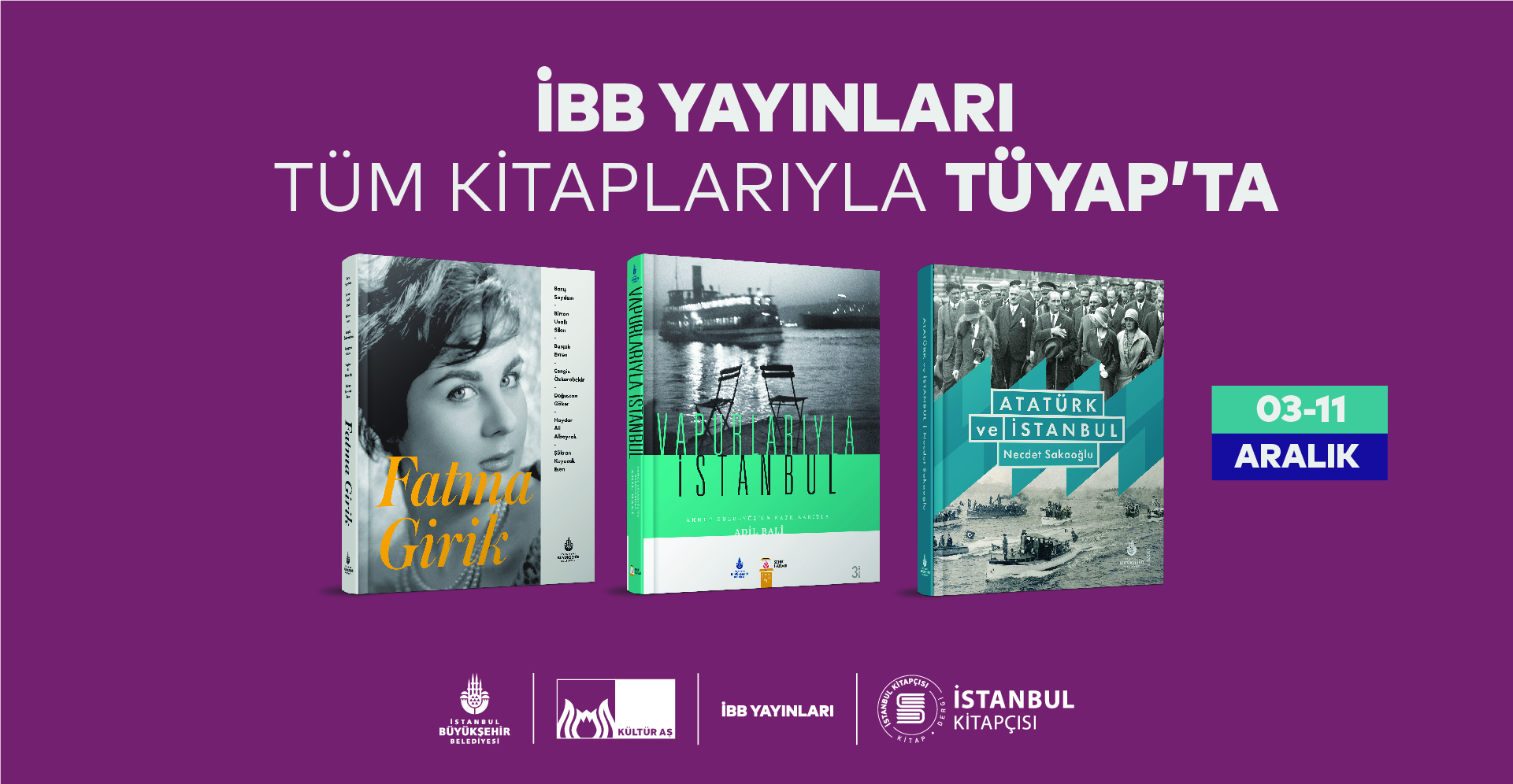 İstanbul Büyükşehir Belediyesi Yayınları bütün kitaplarıyla Tüyap 39. Uluslararası İstanbul Kitap Fuarı’nda!