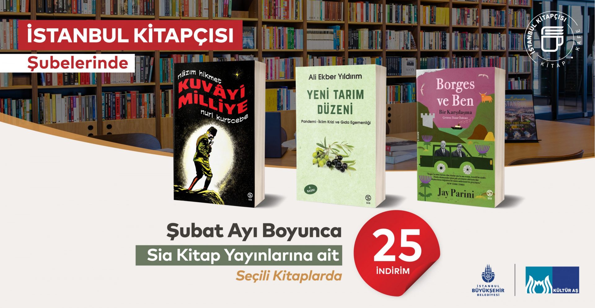 Sia Kitap’tan çıkan seçili yayınlar İstanbul Kitapçısı’nda indirimde!