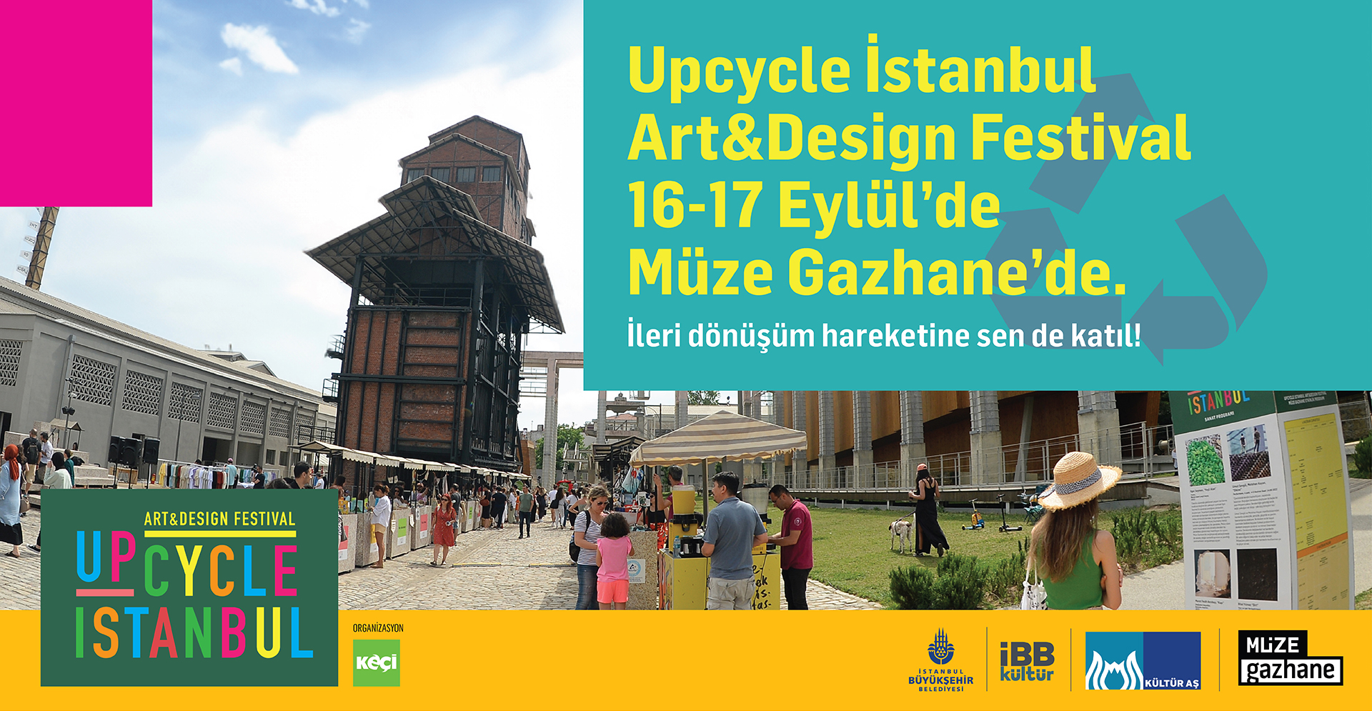 Upcycle İstanbul Art&Design Festival 16-17 Eylül’de Müze Gazhane’de!
