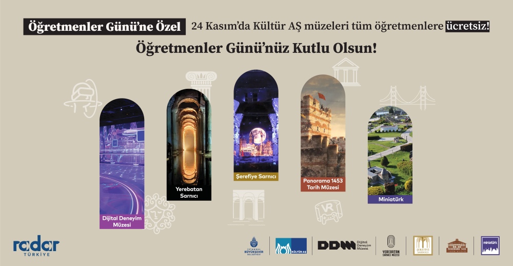 24 Kasım’da Öğretmenlere kültür ve sanat dolu bir gün hediye!