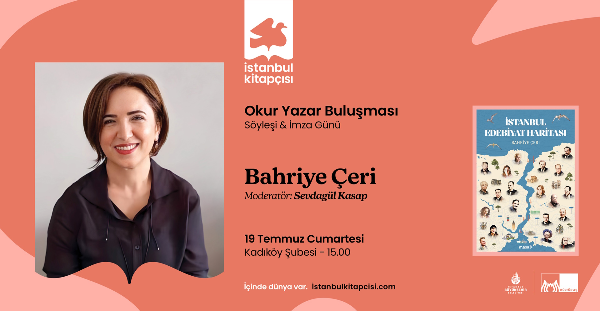 Bahriye Çeri İstanbul Kitapçısı’nda edebiyatseverlerle buluşuyor
