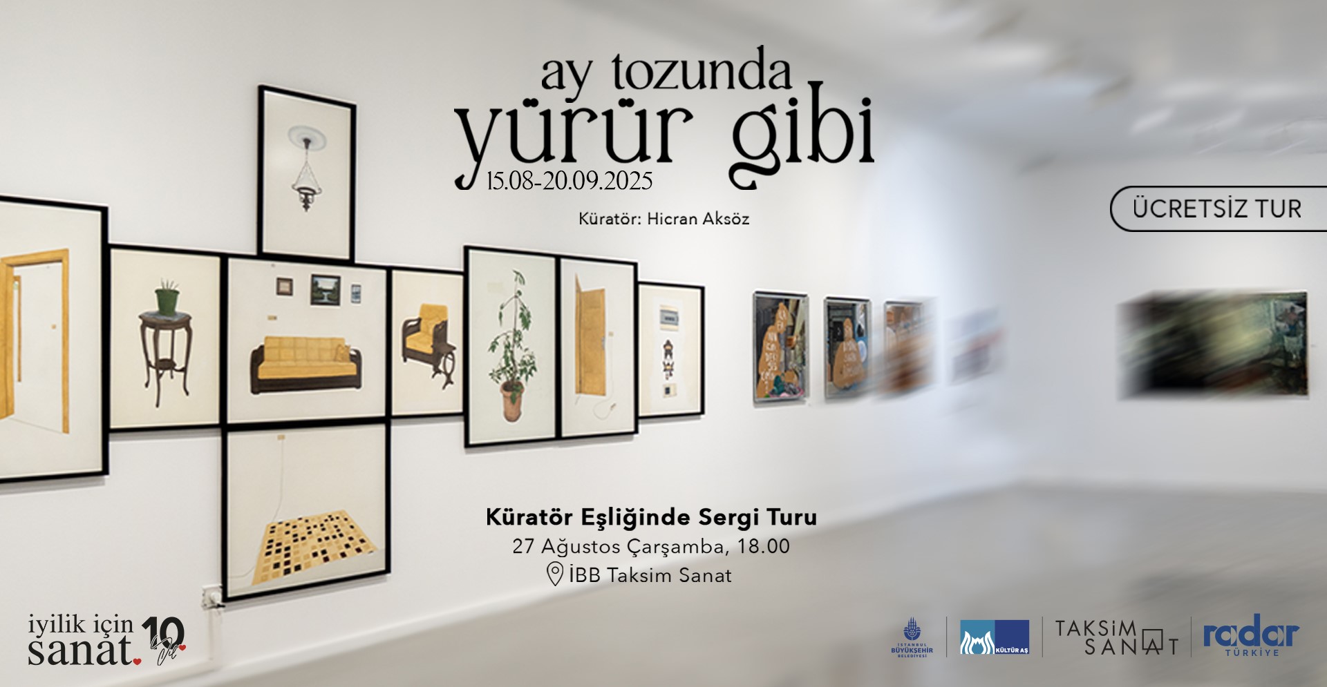 “Ay Tozunda Yürür Gibi” sergisinde rehberli turlar başlıyor