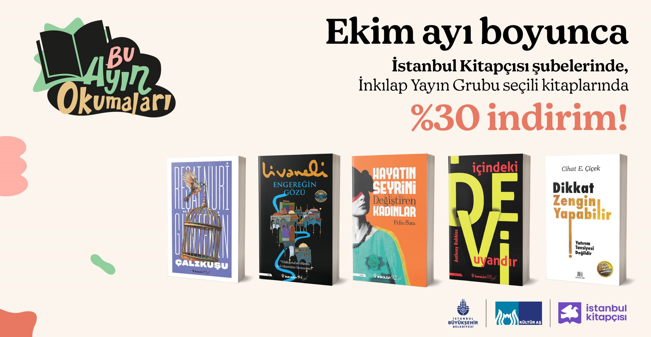 İstanbul Kitapçısı’ndan ekim ayına özel kampanya