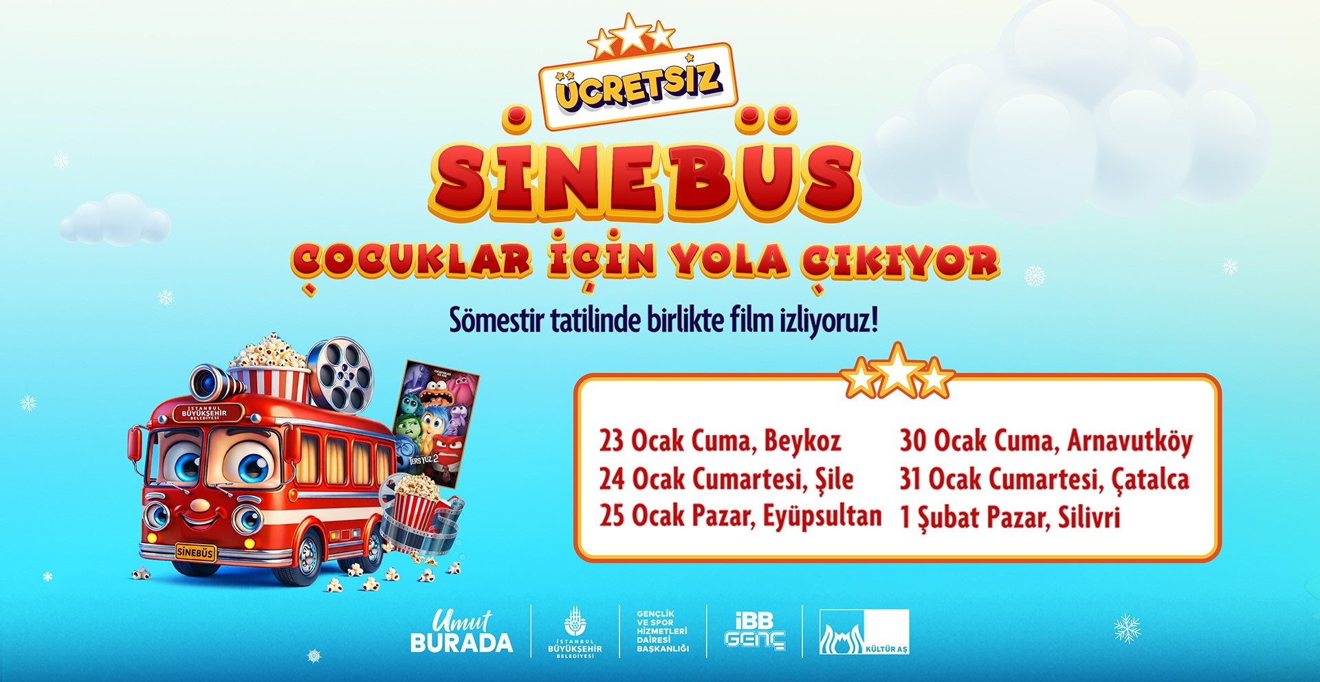 Sinebüs, çocukları sinemayla buluşturuyor