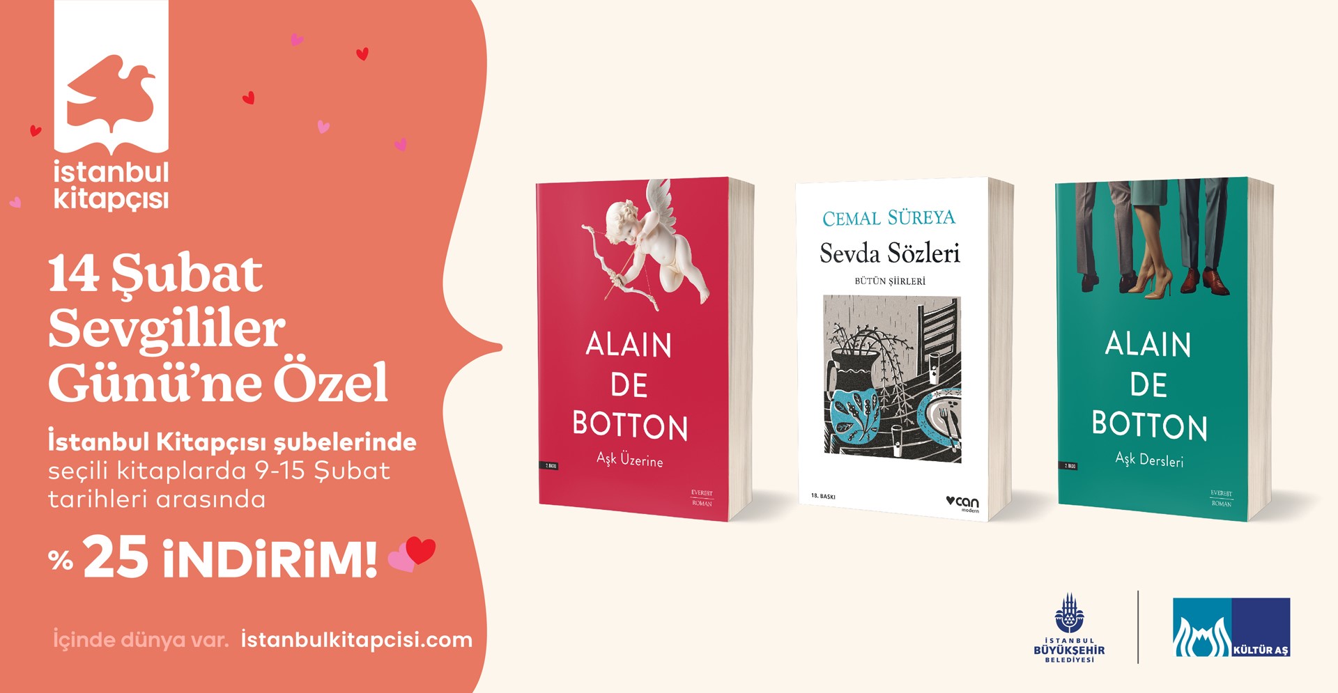 İstanbul Kitapçısı’ndan Sevgililer Günü’ne özel indirim!