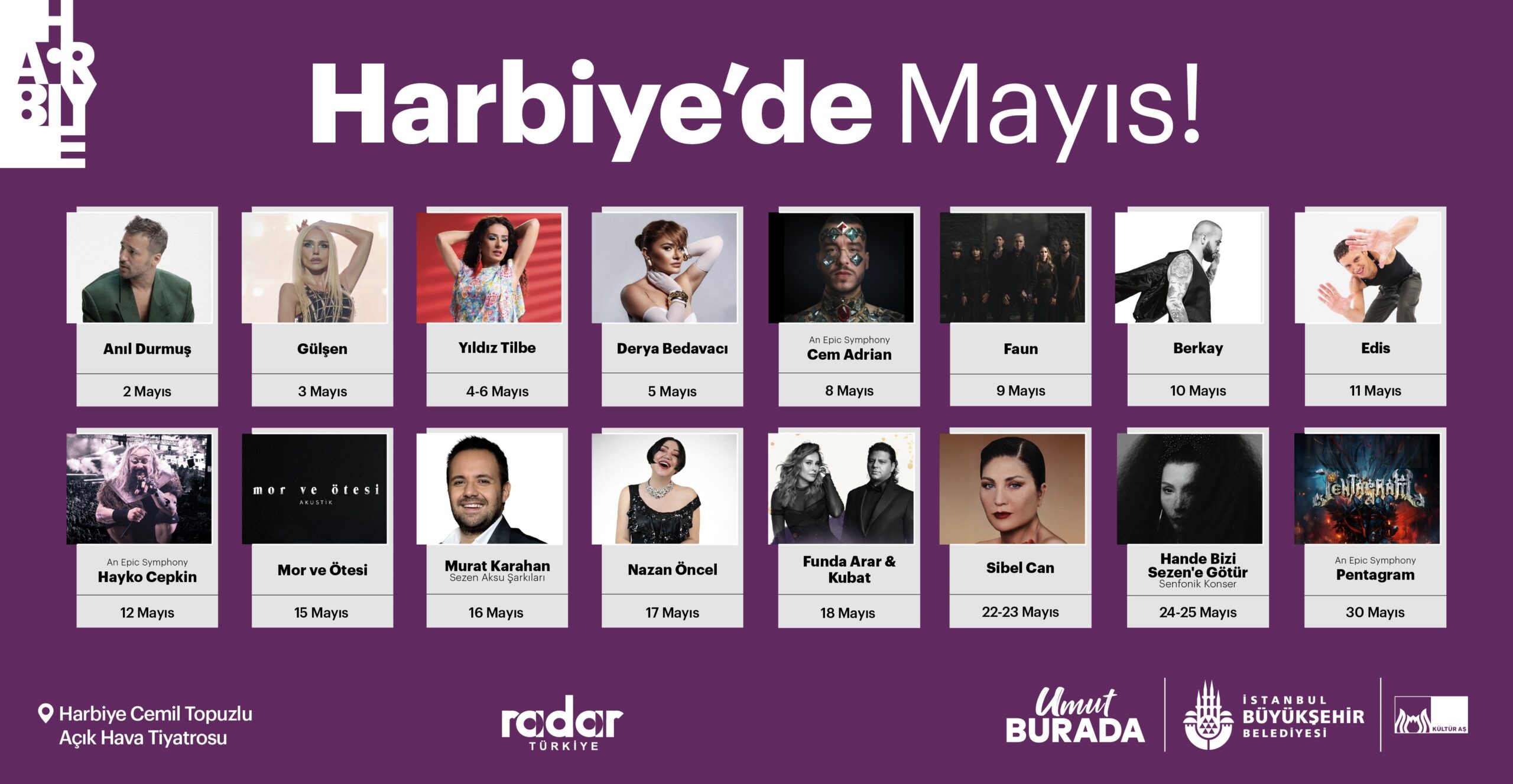 Harbiye Açık Hava’da yeni sezon başlıyor!