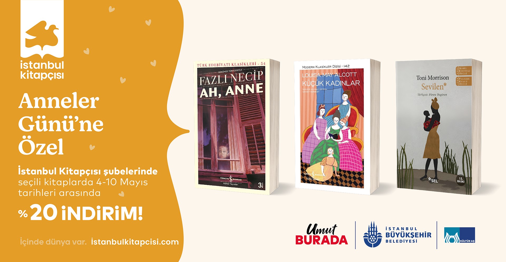 İstanbul Kitapçısı’ndan Anneler Günü’ne özel %20 indirim