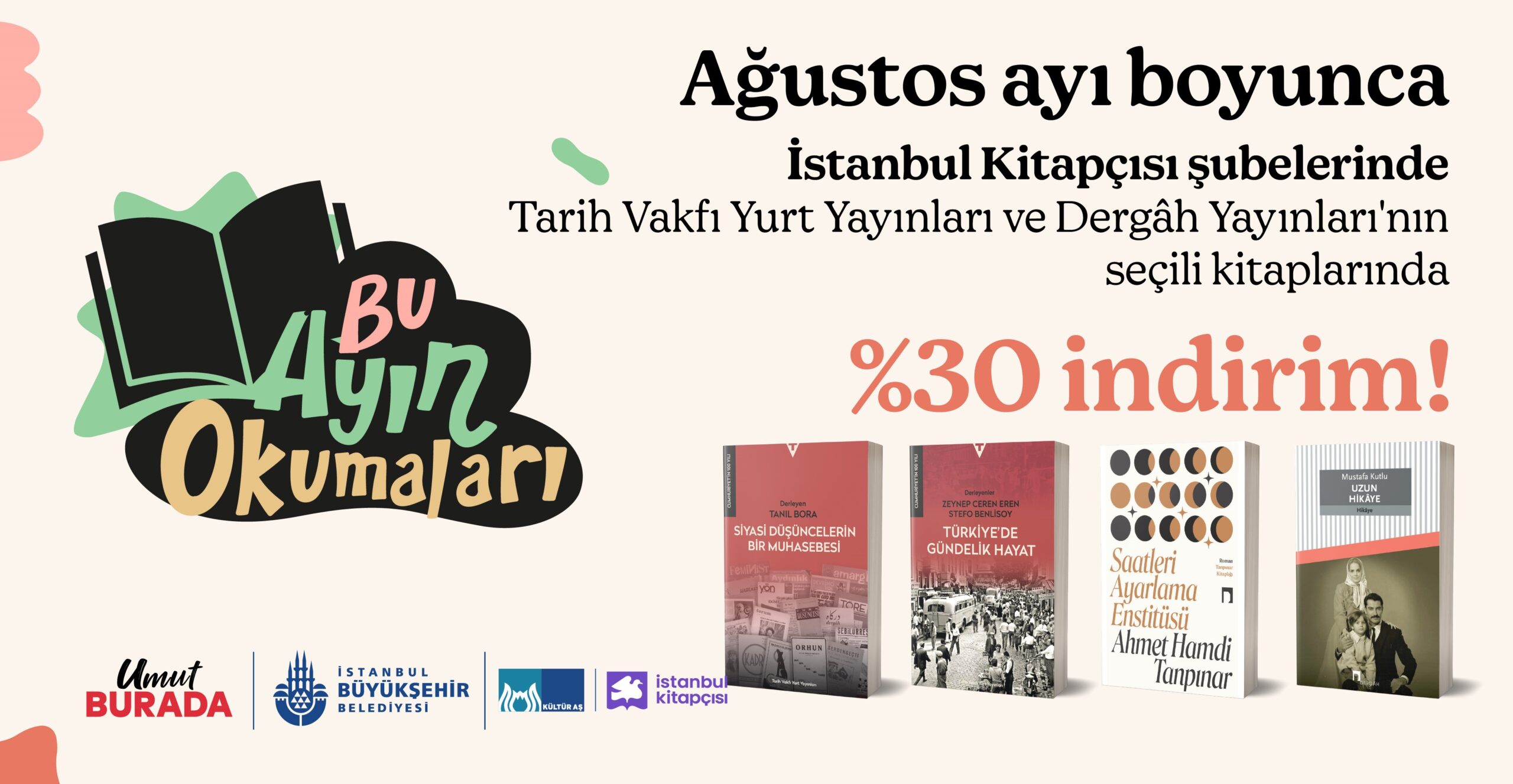 İstanbul Kitapçısı’ndan ağustos ayına özel %30 indirim!