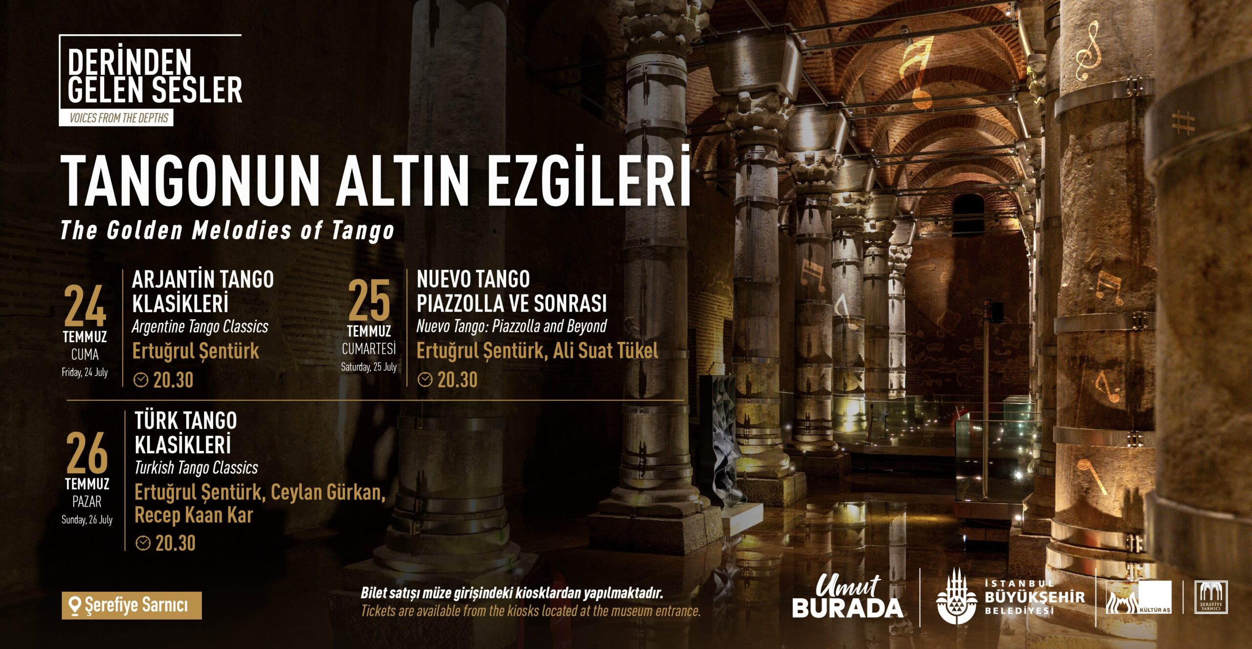 “Derinden Gelen Sesler” konserleri Şerefiye Sarnıcı’nda müzikseverlerle buluşmaya devam ediyor