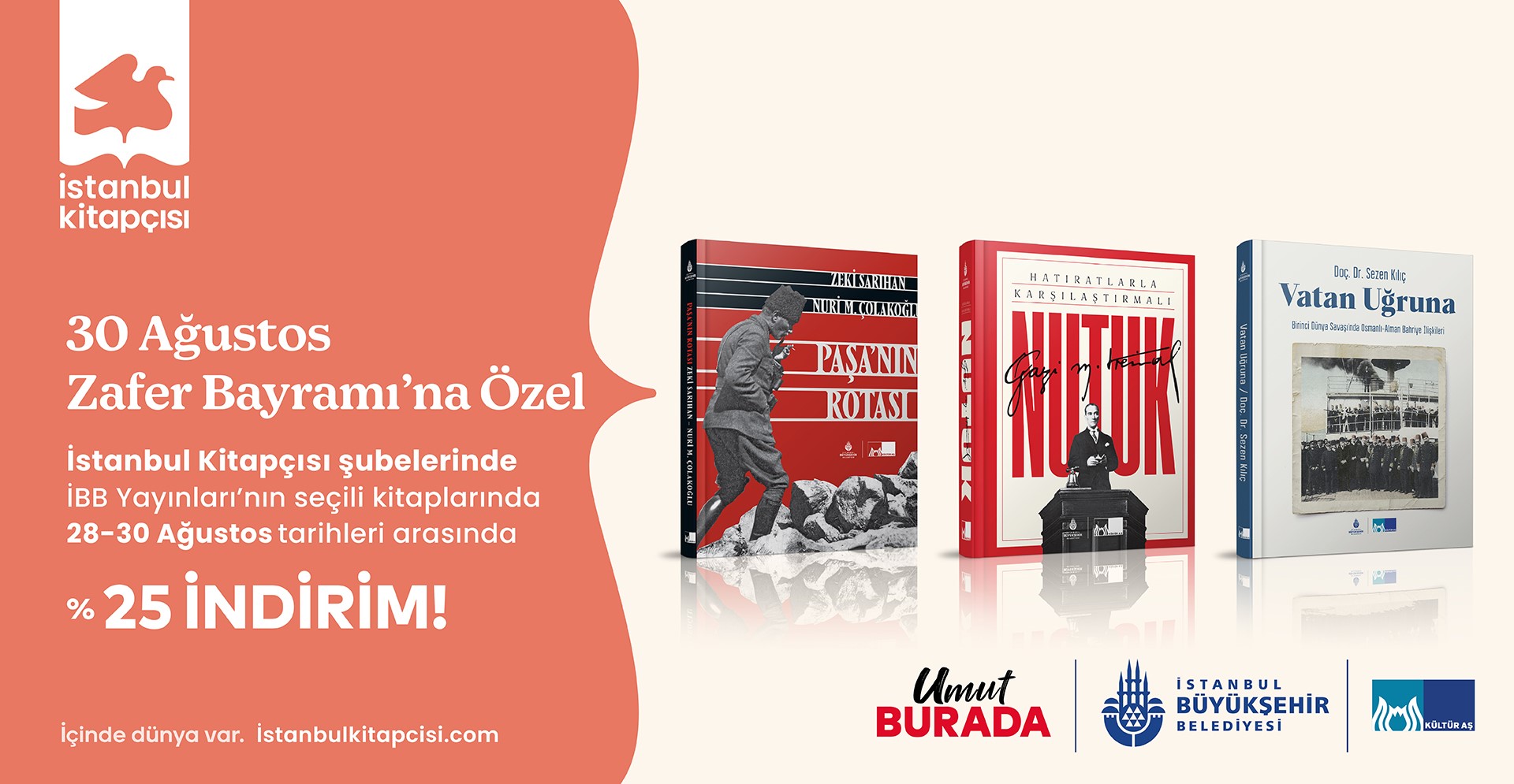 İstanbul Kitapçısı’ndan 30 Ağustos’a özel kampanya!